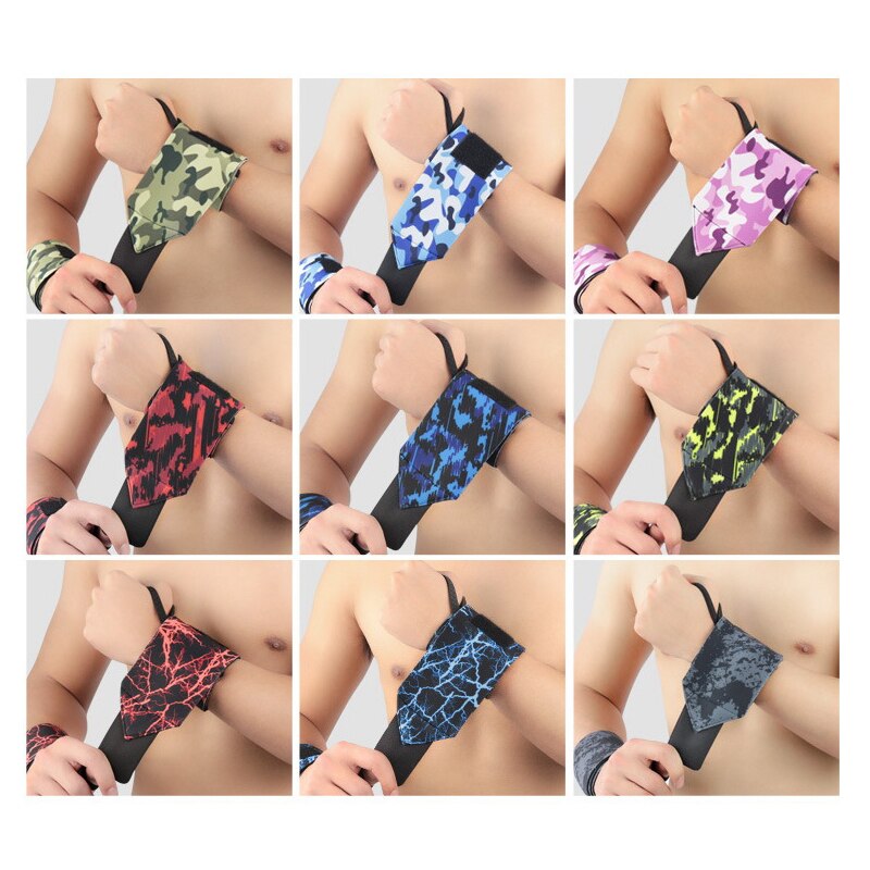 1Pcs Camo Tennis Sport Wristband Gym Fitness Training Wrist Support Bandage Weight Lifting Carpal Tunnel Pressurize Protector