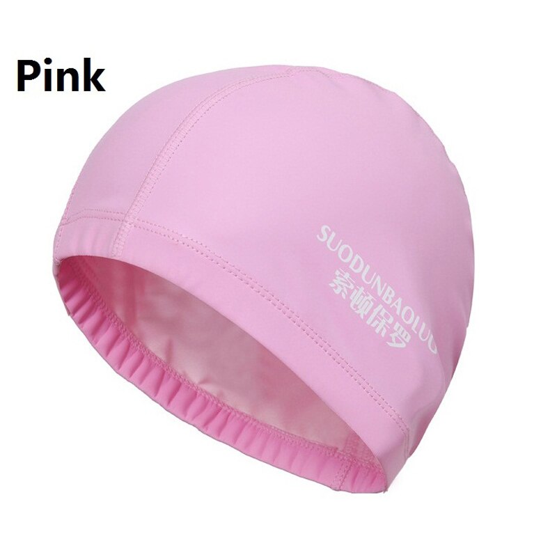 Siliconen Waterdicht Zwemmen Caps Beschermen Oren Lange Haar Sport Zwemmen Zwembad Hoed Mannen & Vrouwen Volwassenen Badmuts Gratis size: Pink