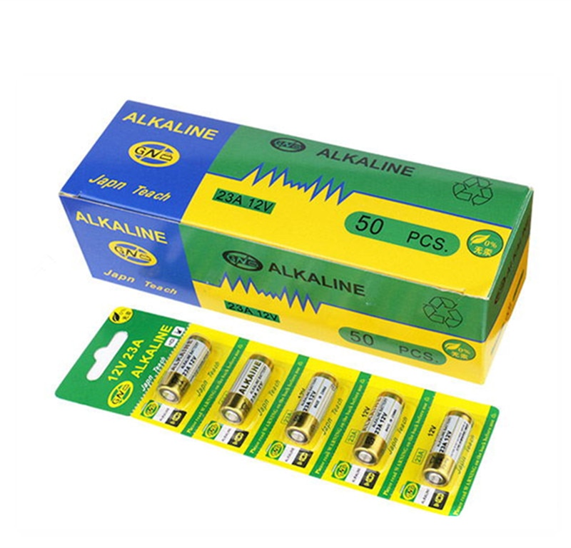 50 pcs/10 pack 23A Batterijen 12 V Alarm-Remote Primaire Droge Alkaline Batterij 21/23 23GA A23 A-23 GP23A RV08 LRV08 E23A V23GA
