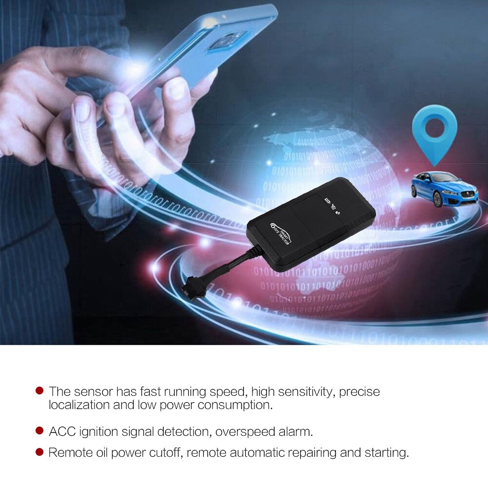 Car Motorcycle GPS Locator Tracker GSM Global Real Time Tracking Device 12V-40V