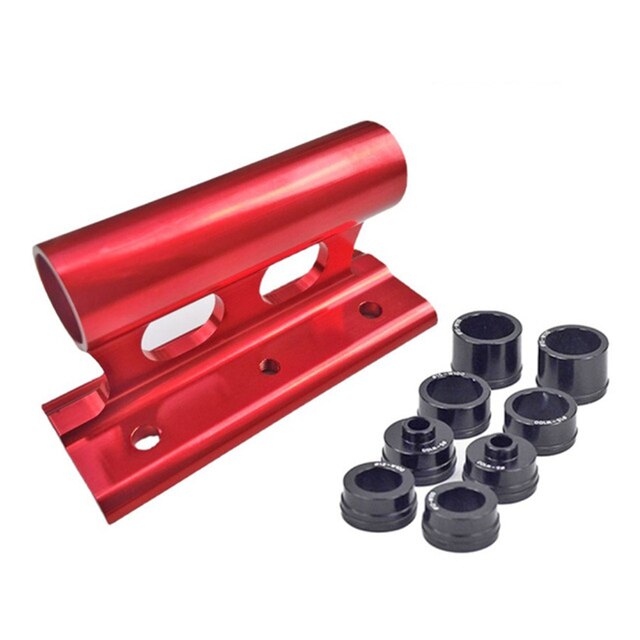 Bike Alloy Car Roof Mount Rack Bicycle Storage Transportation Front Fork Block Mount Rack Bike Accessories: red