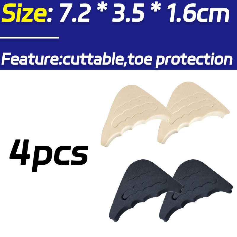 Botas con almohadilla para el antepié de tacón alto para mujer, medias plantillas acolchadas, reducen el tamaño del zapato, almohadilla para el pie, insertos protectores ligeros para zapatos: Azul