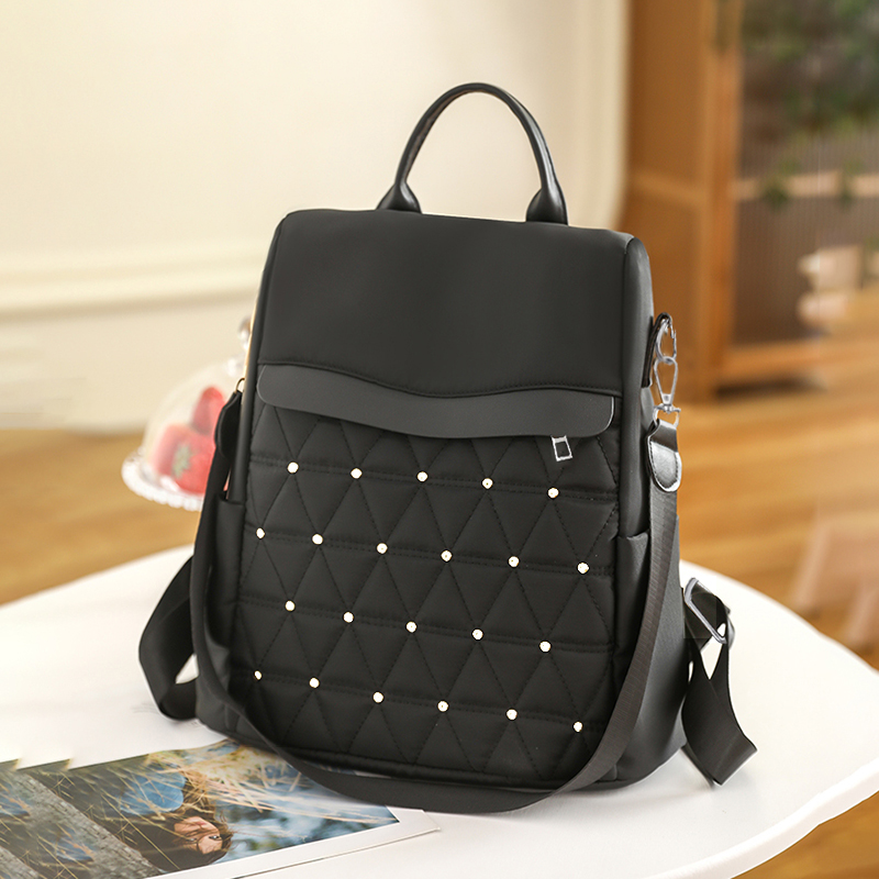 Korean Versatile Anti theft Women's Backpack Urban Commuter Travel Backpack Large Capacity Backpack: Default Title