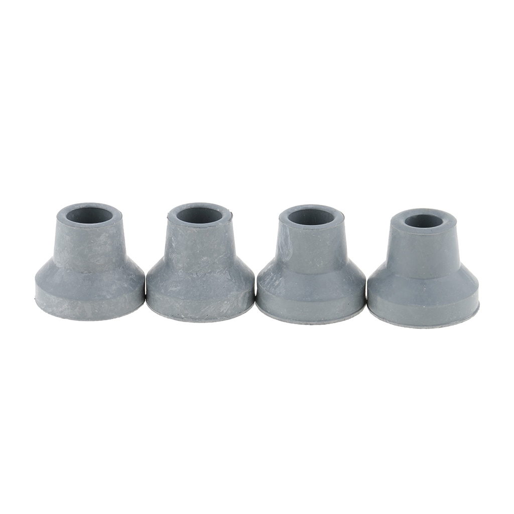 Bastones de goma y puntas para andador, tapas antideslizantes para patas de silla, protectores de puntas para bastones de Trekking, 8 Uds.