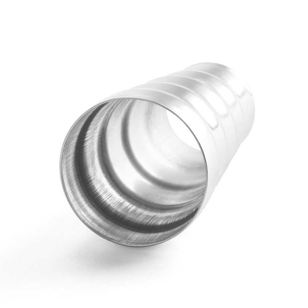 Reductor del tubo conector Universal 5 Paso accesorios fácil de instalar tubo cono reemplazo de escape de acero inoxidable adaptador