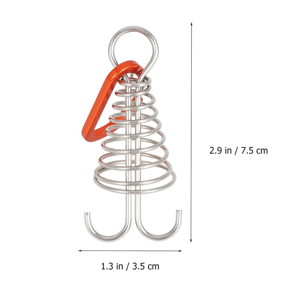 Prendedor prático durável para tenda de polvo, 6 peças, útil, placa para tenda, ferramentas de acampamento