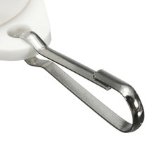 2Pcs Flagpole Ring Rotating Clips 1\" Dia Flag Pole Home Room Garden Clamp