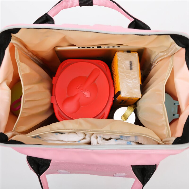 bolsa pañales mochila maternal pañalera LEQUEEN-Bolsa de pañales para bebés, mochila impermeable para mamá, bolsa de maternidad, bolsa de pañales para mantener el calor, cochecito de mamá