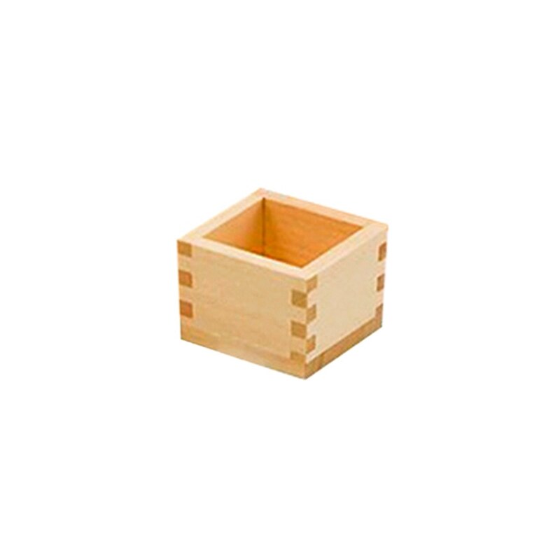 Multi Grid Snack Box Serving Tray Japanese Style Wooden Sushi Plate Candy Dessert Cuisine Storage Container Kitchen Tableware:  one grid