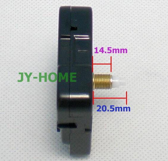 1pcs/lot 20.5mm Have Hook Hang DIY Quartz Clock Movement Kit Spindle Mechanism shaft Classic Hanging Watch Repair Replacement