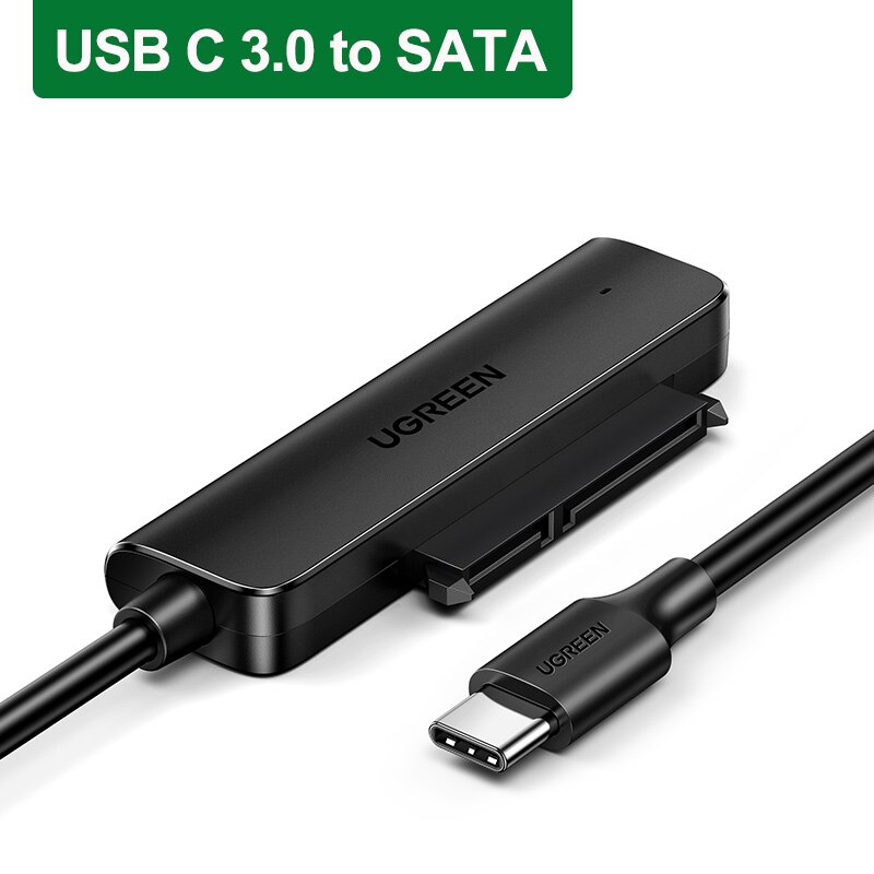 Ugreen usb 3.0 sata kaapeli 5 gbps usb to sata sovitin muunnin 2.5 ulkoiselle kiintolevylle hdd ssd kiintolevysovitin sata kaapeli: Usb  c 3.0 to sata