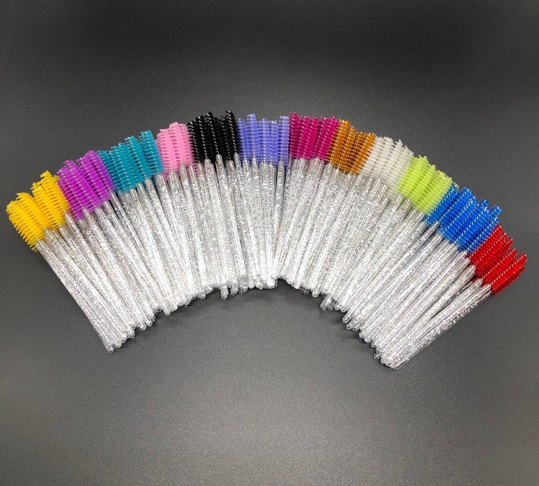 Toaob 100 Pièces Tiges De Fils Chenille Colorés Glitter Pipe Cleaner