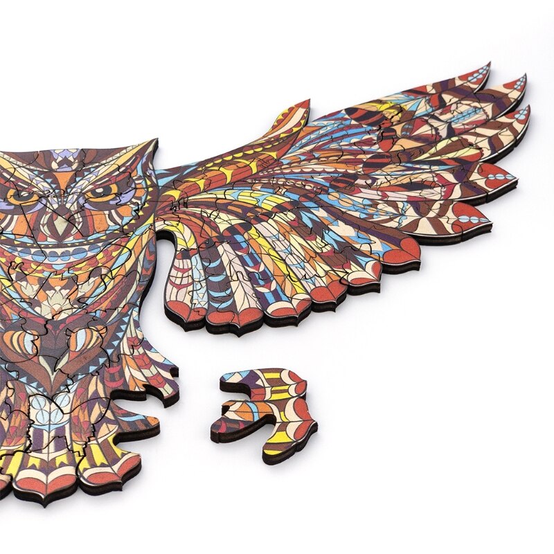 28EC Primary Puzzle Boxes Thickened Hard Wood DIY Wall Décor Jigsaw Kids Great