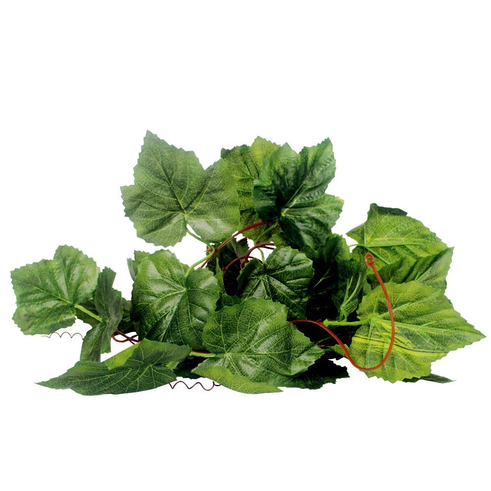 Jungle Vines Terrarium Leaves Lizard Gecko Habitat Tank Decor for Frogs, Snakes Reptiles and Amphibians