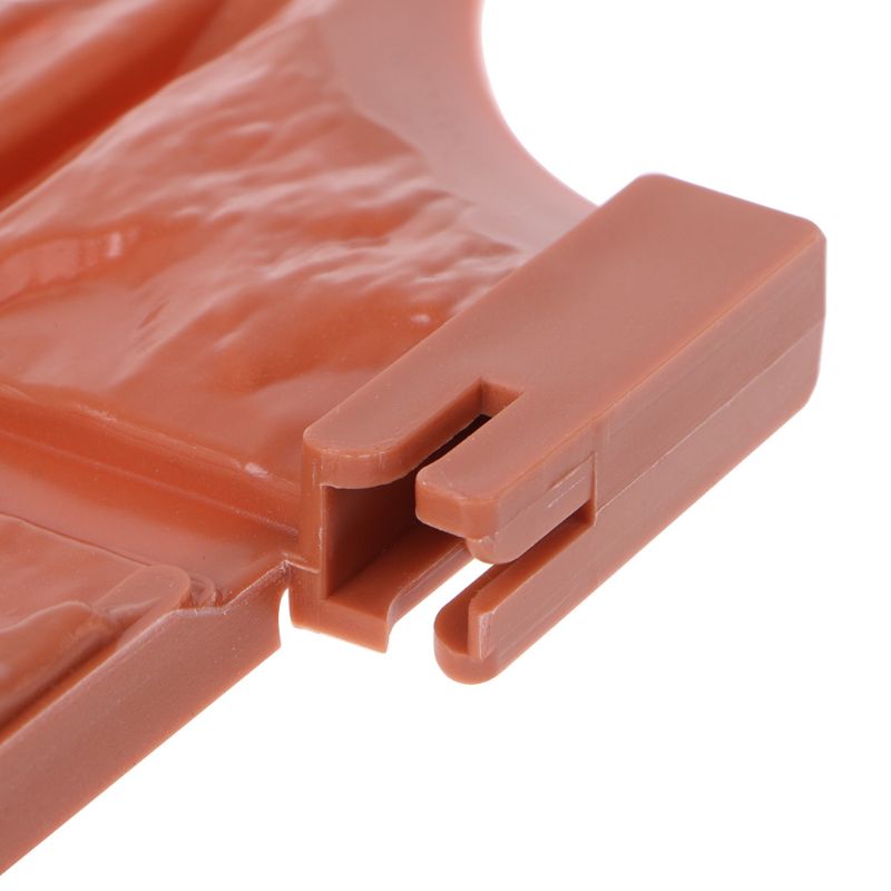 Assemble Plastic Simulation Brick Effect Lawn Garden Grass Edging Skirting Border Picket Fence Home Gardening DIY Fence Decor