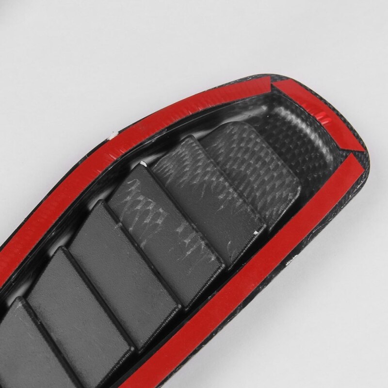 2 PCS Universal Car Decorative Sticker Air Flow Intake Scoop Bonnet Side Fender Vent Hood Set Protective Cover