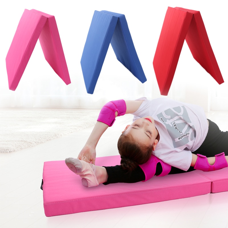 120/100cm gymnastikmåtte træningsgulv gym yogamåtte til børns dansestrækning træning fitness sit-ups kerne træning hjemme gym