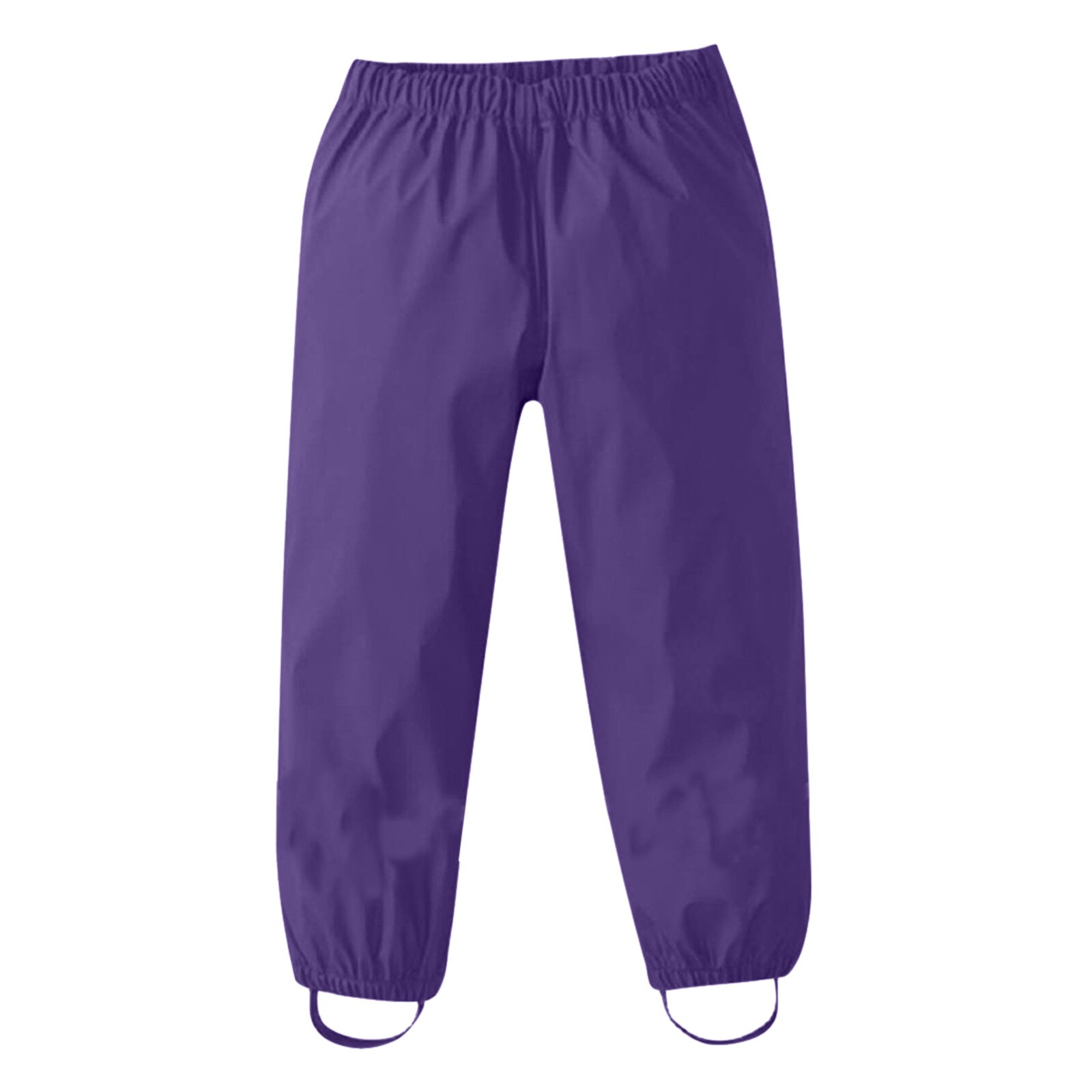 Salopette imperméable pour enfants de 1 à 12 ans, pantalon de Ski pour bébé garçon et fille, vêtement de pluie en plein air, salopette à une jambe: Violet / XXL