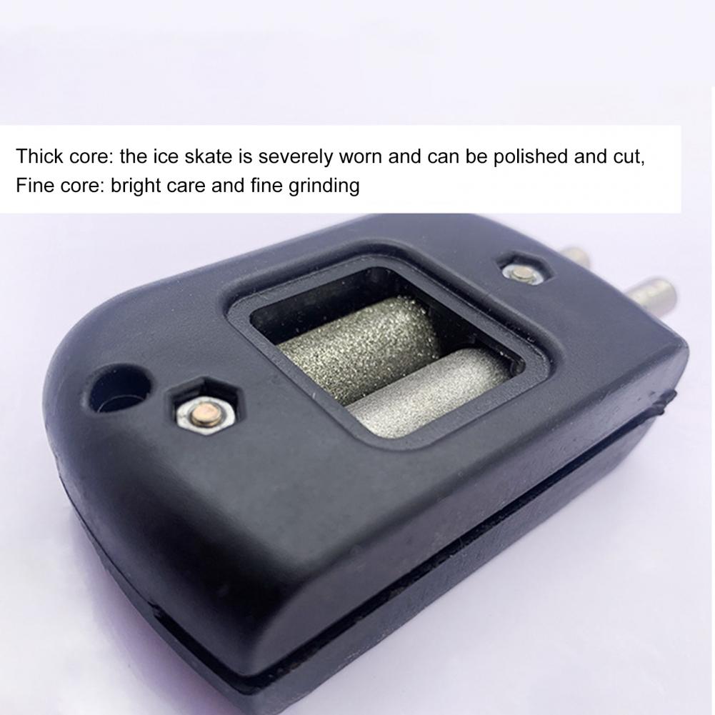 Blade Sharpener Handheld Diamond Ice Skate Sharpener Grindstone Sharpening Tools for Figure Skating
