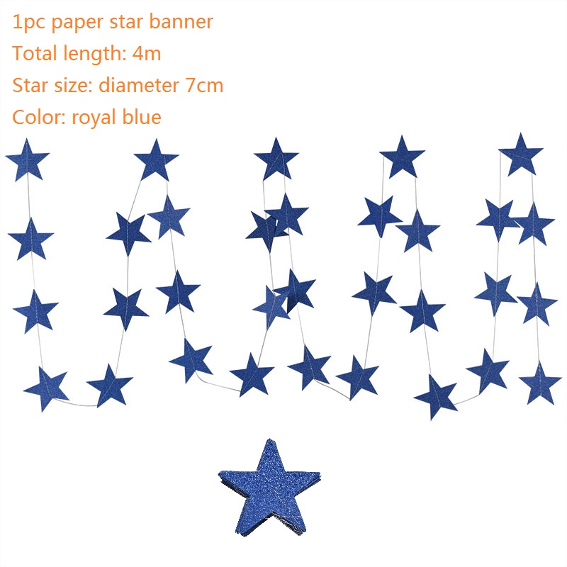 12 Style 16inch HAPPY BIRTHDAY Letters Foil Balloon Banner Set for Kids Adult Birthday Party Decoration Boy Girl Alphabet Ballon: Star Banner E