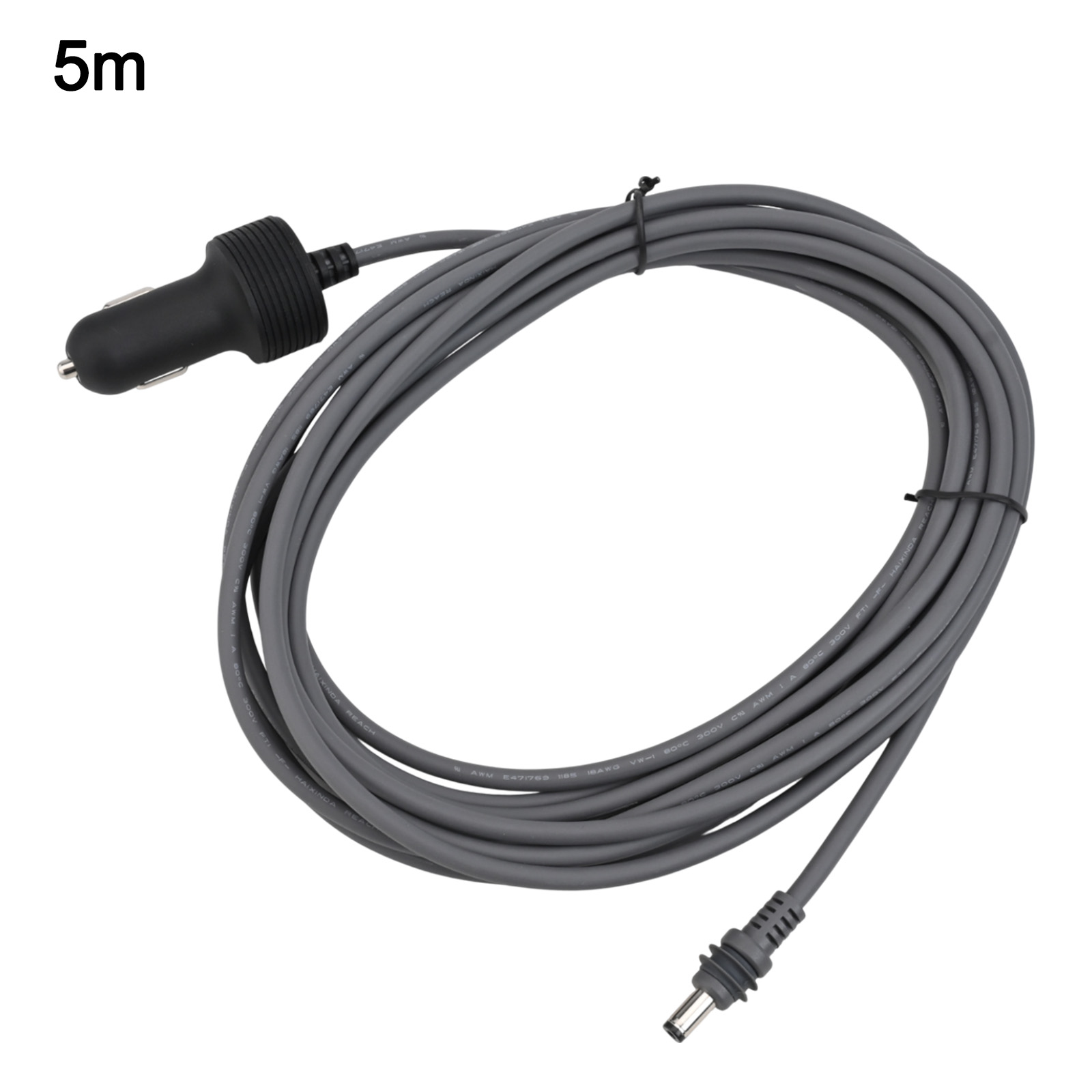 Ładowarka samochodowa Adapter do kabla zasilającego Starlink Mini Adapter ładowarki samochodowej 12V-24V Przewód zasilający DC Akcesoria do kabli zasilających: SZARY