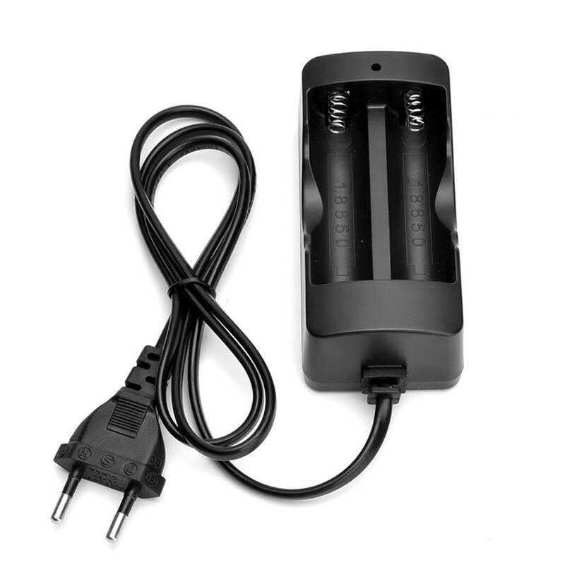 Chargeur de batterie intelligent ca/USB, batterie li-on rechargeable rapide + 2x batterie 5000mah/ 5800mah 18650 pour lampe frontale