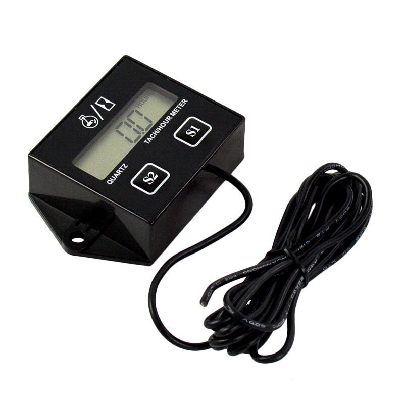 12V Motorcycle ATV tach meter LCD Display Digital Tachometer Tacho Gauge Hour Meter Motorcycle Profession Parts