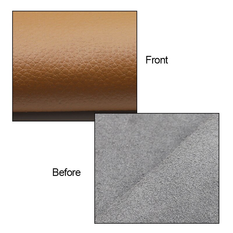 Milieuvriendelijk litchi-korrel microvezel leer waterdicht pu-leer imitatieleer stof diy bank autostoel leer materiaal