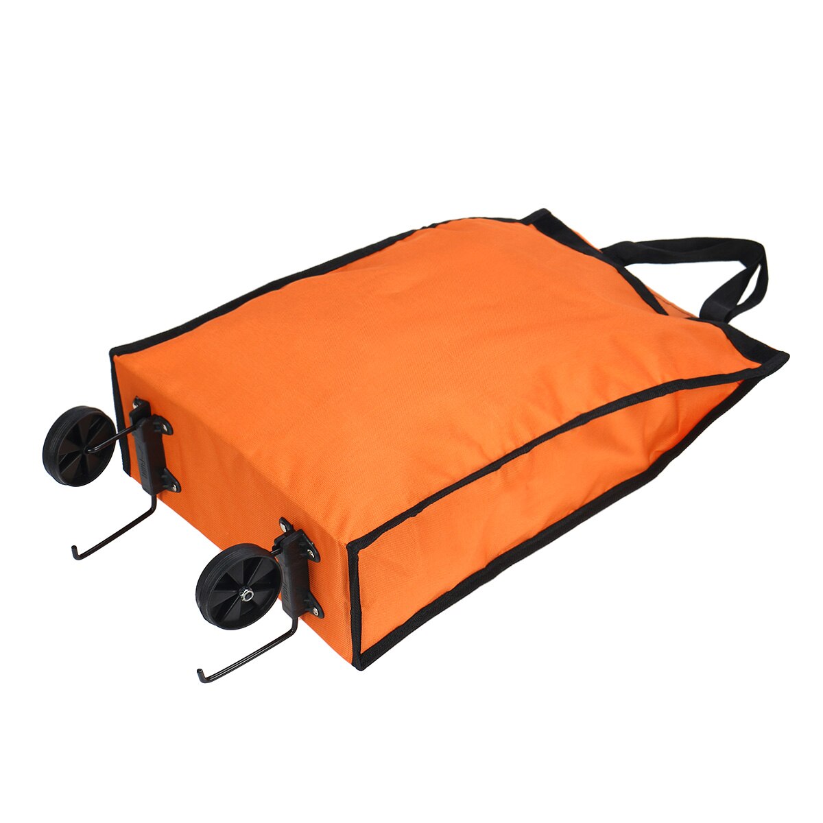 Folding Shopping Cart Laundry Grocery Trolley Handcart Market Bag Portable Shopping Trolley Bag With Wheels Rolling Oxford