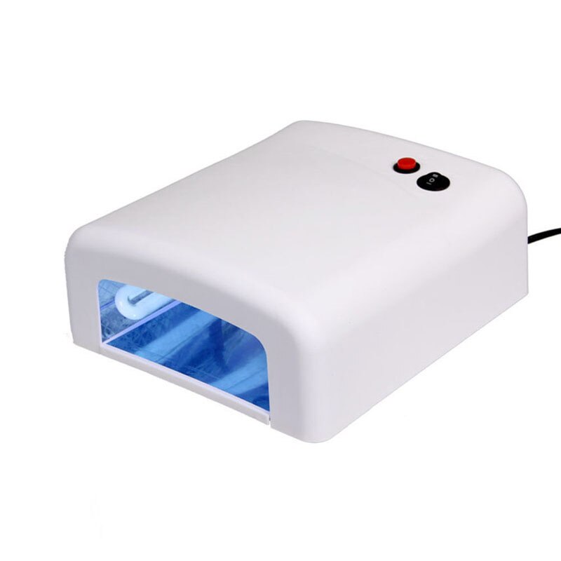 Pro neglelak tørrelampe 36w led uv gel akryl hærdende lys spa kit med 4 rør  wh998