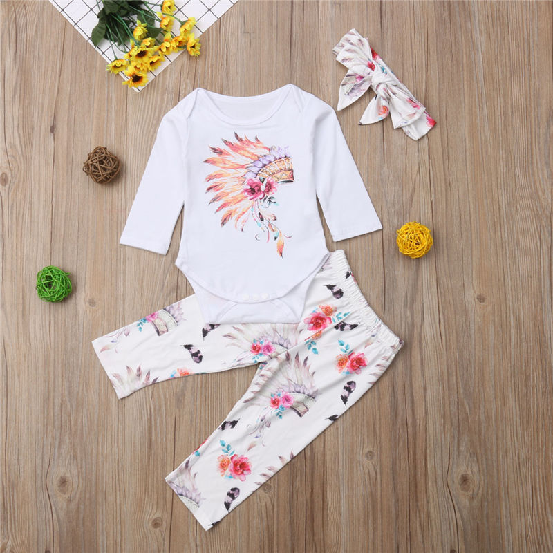 Pudcoco Neugeborenen Baby Mädchen Junge Floral Weihnachten T Shirts Komfort Casual 3 Stück Kind Outfits Schiff
