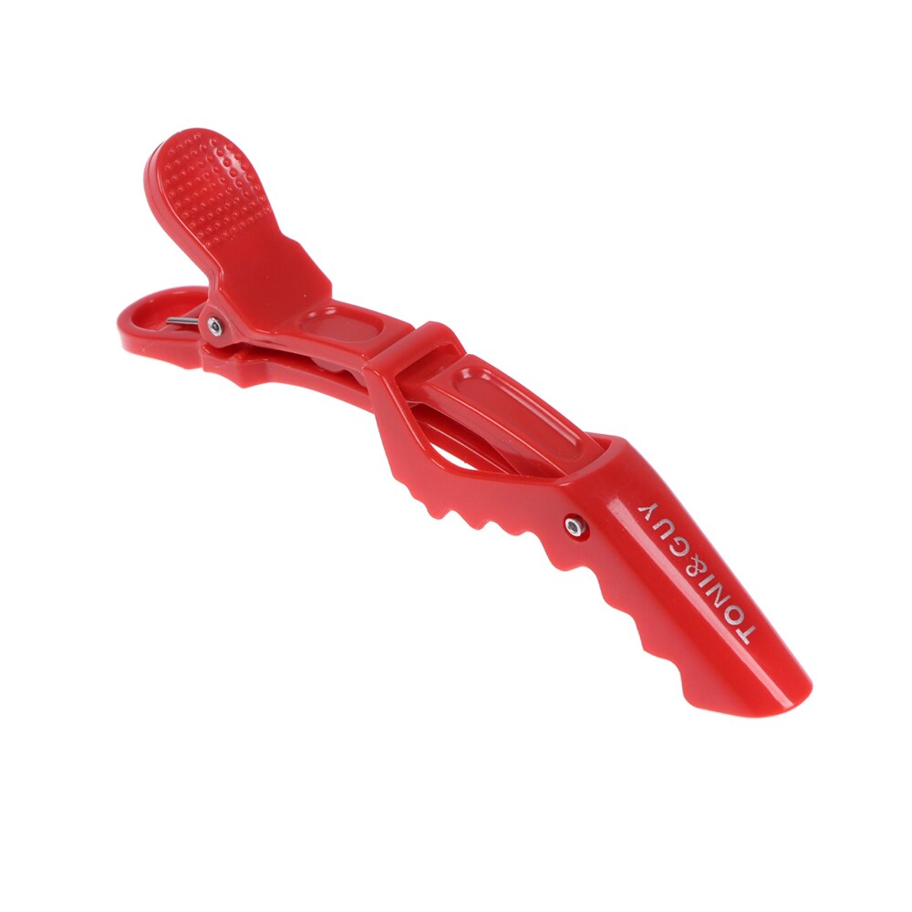 Pinzas para el cabello mate, pinza para seccionar de cabello, pinza para el pelo, herramienta de salón de peluquería, pinza de pelo de cocodrilo para mujeres 1 pieza: Marfíl