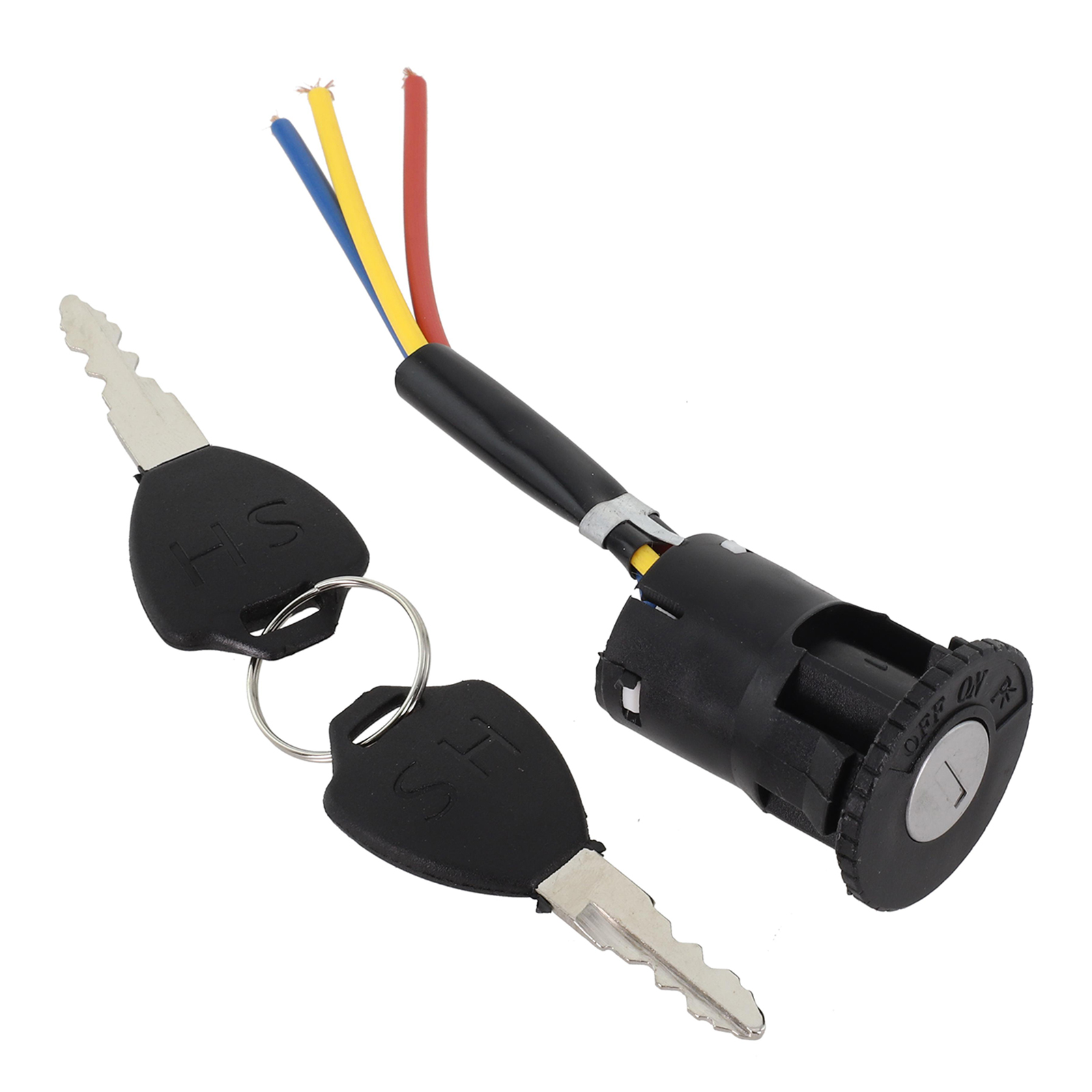 Ignition Key Switch Lock 3 Wire - Key Switch Starter Parts For Electric Trike And Scooter Carts, Bikes With Key Scooters DIY