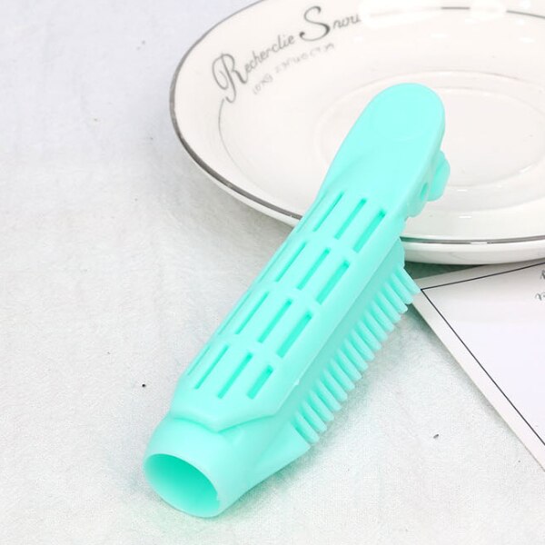 Pinzas rizadoras para el pelo, accesorios de estilismo para el cabello, Color caramelo, plástico Natural, raíz, 1/2 piezas: 1pc green