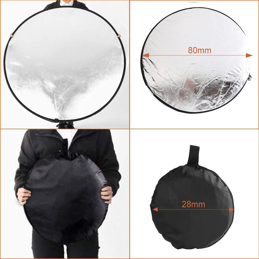 5 In 1 Light Reflector Duurzaam Flexibele Stalen Frame Vouwen Multi Disc Fotografie Studio Foto Inklapbare Diffuser