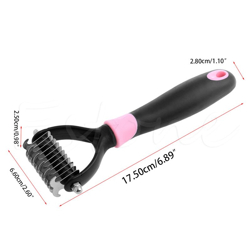 Tera Huisdier Bont Knot Cutter Verwijder Rake Grooming Vergieten Borstel Kam Rake Hond Kat HANG_SHOP