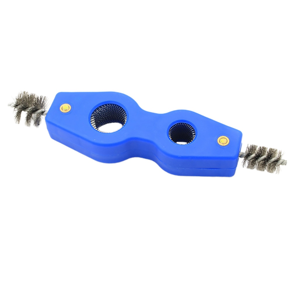 4 In 1 Car Battery Brush Rust Removal Anti Corrosion Cleaning Durable Auto Truck Steel Wire Cable Portable Post Terminal Washing