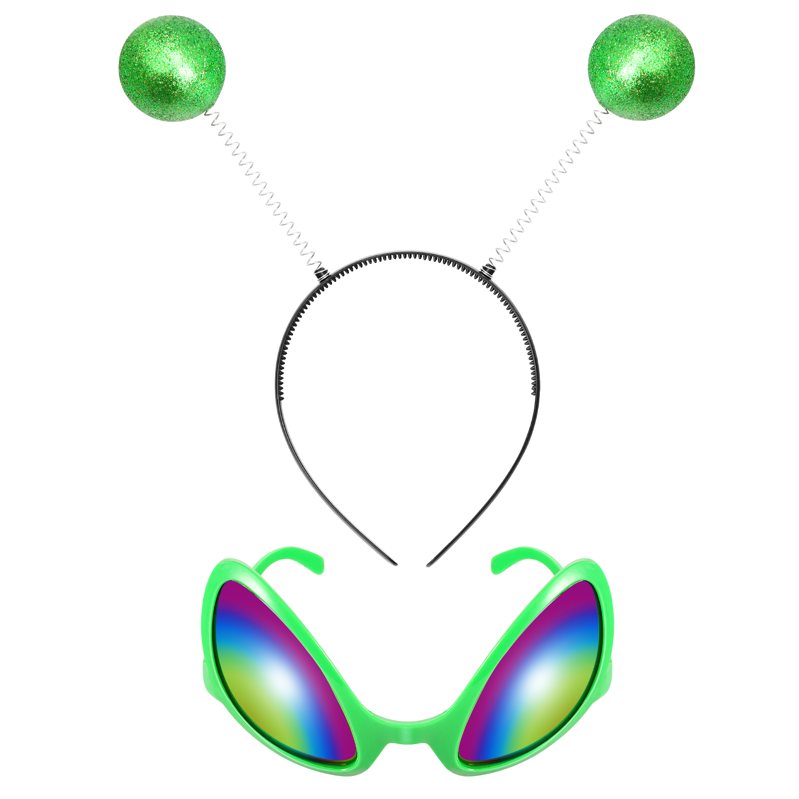 1 Set Funny Glasses Headband Alien Glasses Cosplay Headband Alien Party Costume Accessories: Default Title