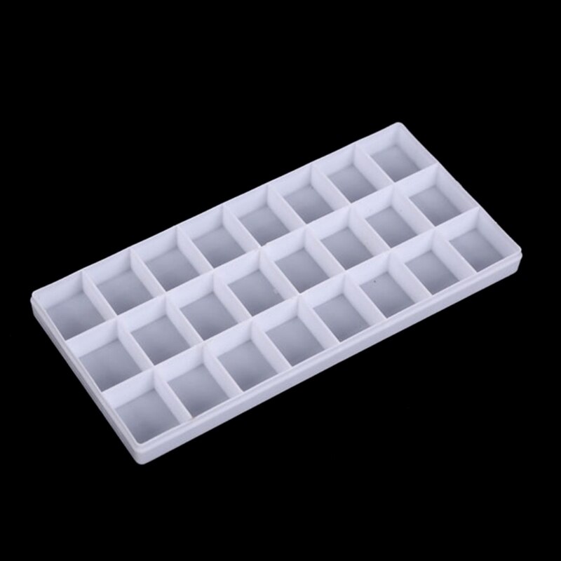 24 Compartments Plastic Paint Palette Paint Tray with Lid for Watercolors/Gouache/Acrylic/Oil Paint