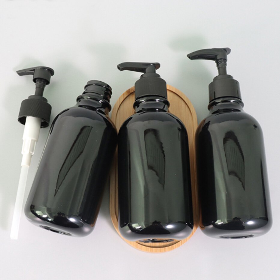 Botella dispensadora de jabón para el hogar, botella vacía de plástico de 300ml, para champú, Gel de ducha, Sub embotellado