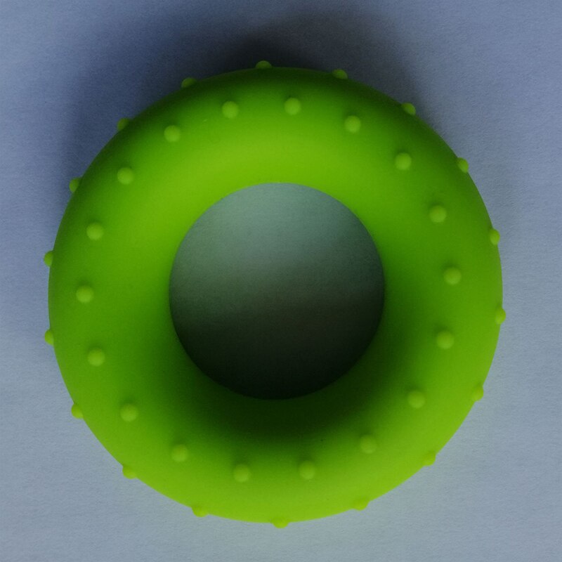 Silicone Hand Grip 20-60LB Gripping Ring Finger Forearm Trainer Carpal Expander Protable Muscle Workout Exercise Gym Training: Green-40