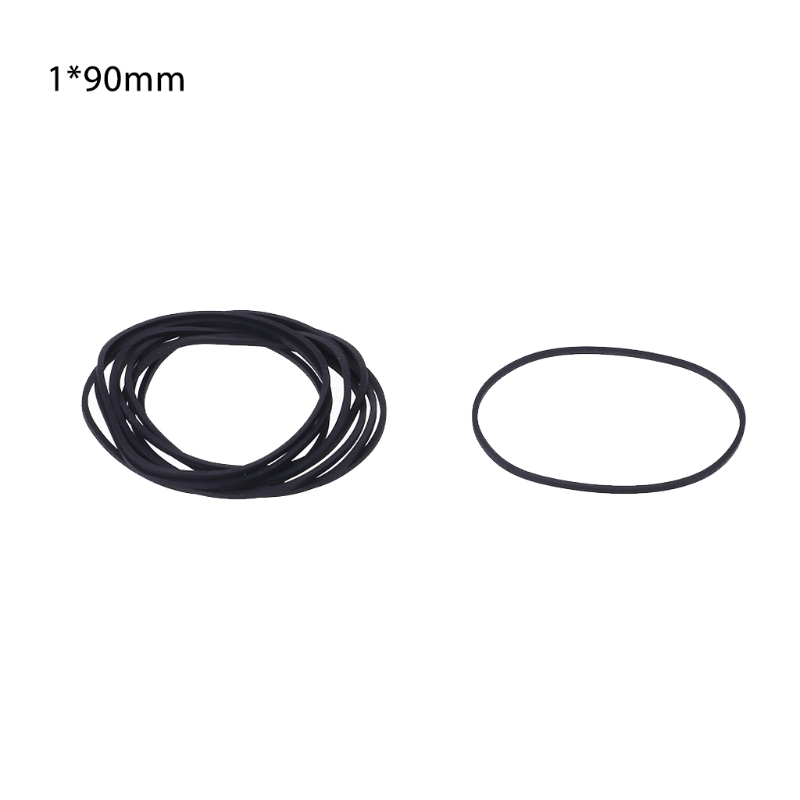 10 pz unità cinghie piatte in gomma DVD cassetta registratore a nastro giradischi cinghia cinghia cassetta sostituzione nastro 1mm: I