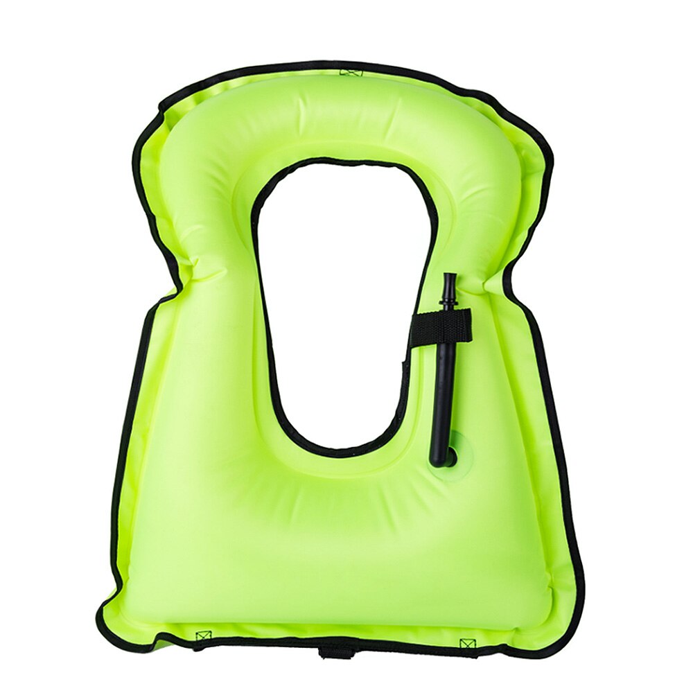 Life Jacket Adult Inflatable Snorkel Vest Portable Child Safety Jacket Floating Swimming Surfing Water Sports Life Saving Jacket: Green L