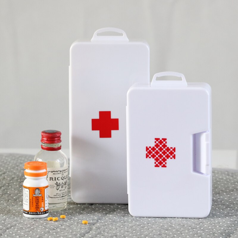 Mini liten medicinlåda hem bil resor utomhus första hjälpen box student portabel liten medicin box familj