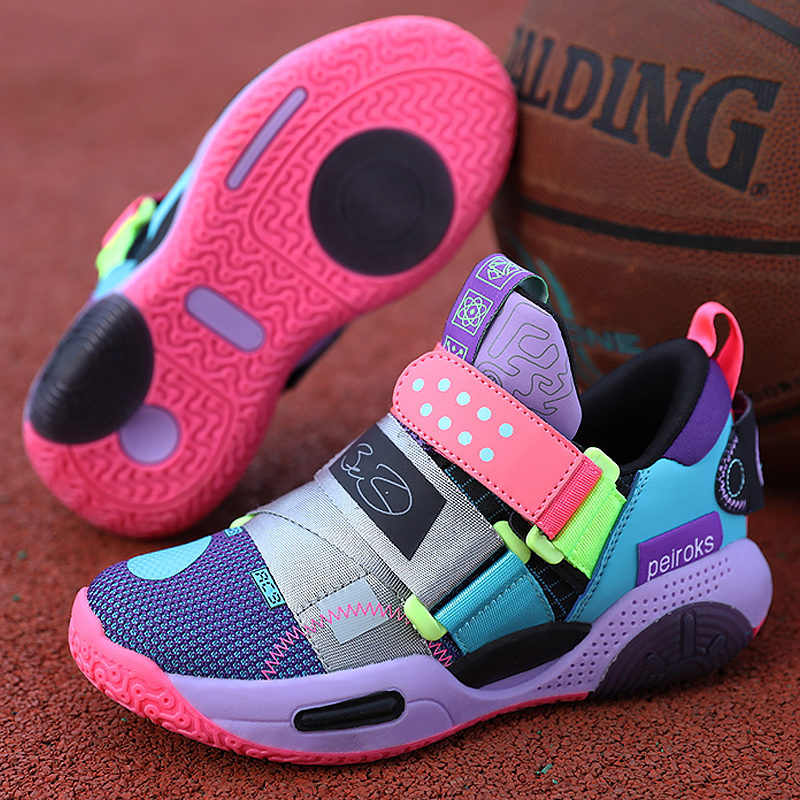 freundlicher Mädchen Basketball Schuhe Gepolsterte Stoßdämpfung Bequeme Sportliche Sport Laufen Ich bin Freien Nicht-Unterhose Gehen Für freundlicher Jungen