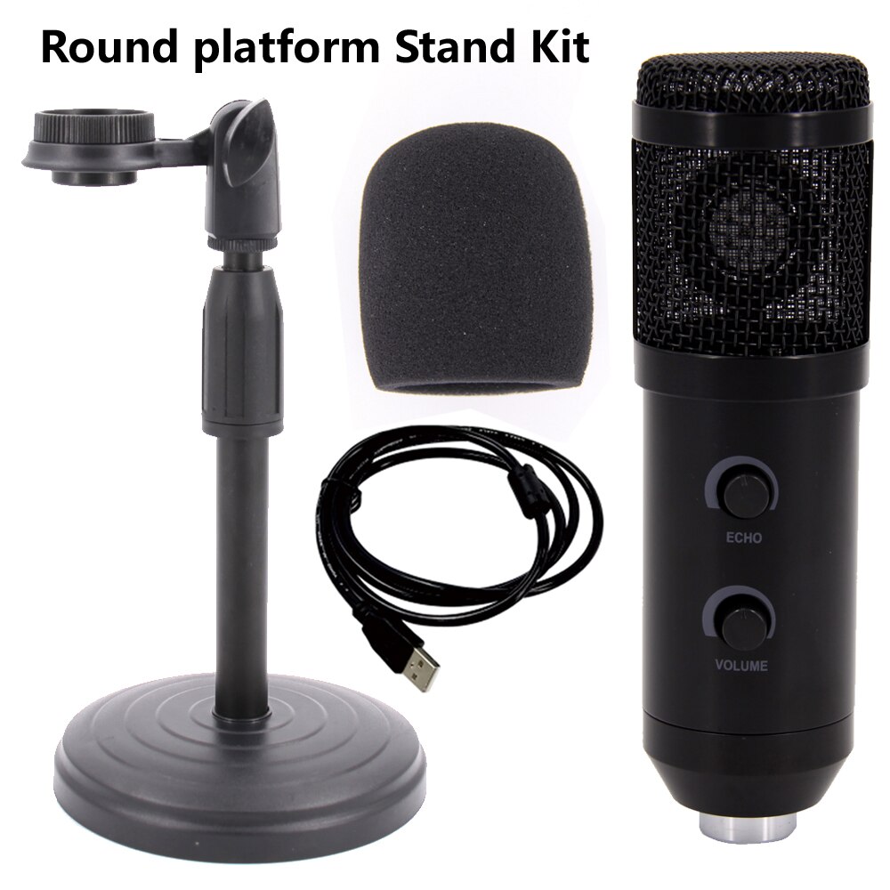 Darmowa wysyłka, MADON BM-800 USB profesjonalny kondensator dźwięku nagrywania studyjnego mikrofon na PC i legtop: czarny Platform