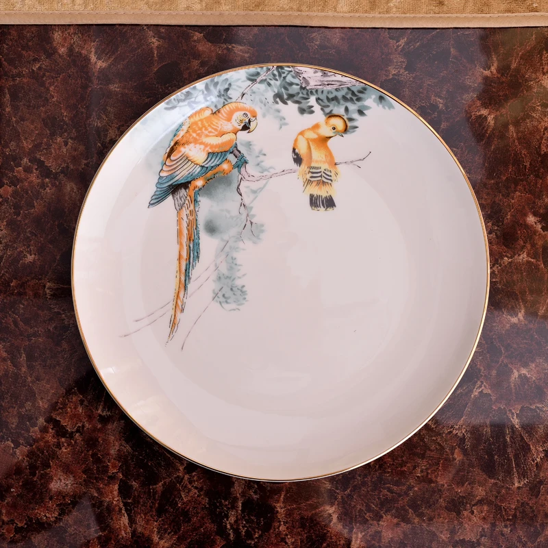 Juegos de platos de cocina, juego de tazas, cuenco, cuchara, platos de cena, taza, plato de postre, juegos de platos y platos de animales del bosque lluvioso