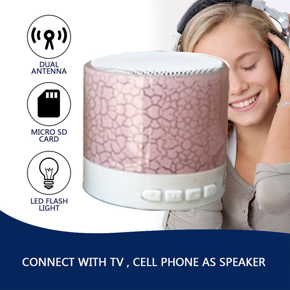 Portable Mini Stereo LowSpeakers Music Player Wireless Tf Speaker Hifi Mp3 Player Portable Speakers Subwoofer