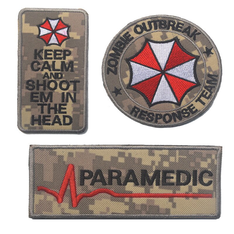 Badges Army Battle Set Armband Camouflage Klittenband 100% Borduurwerk Hoofdstuk Epaulette Patch Broche Patches Badge Voor Kleding