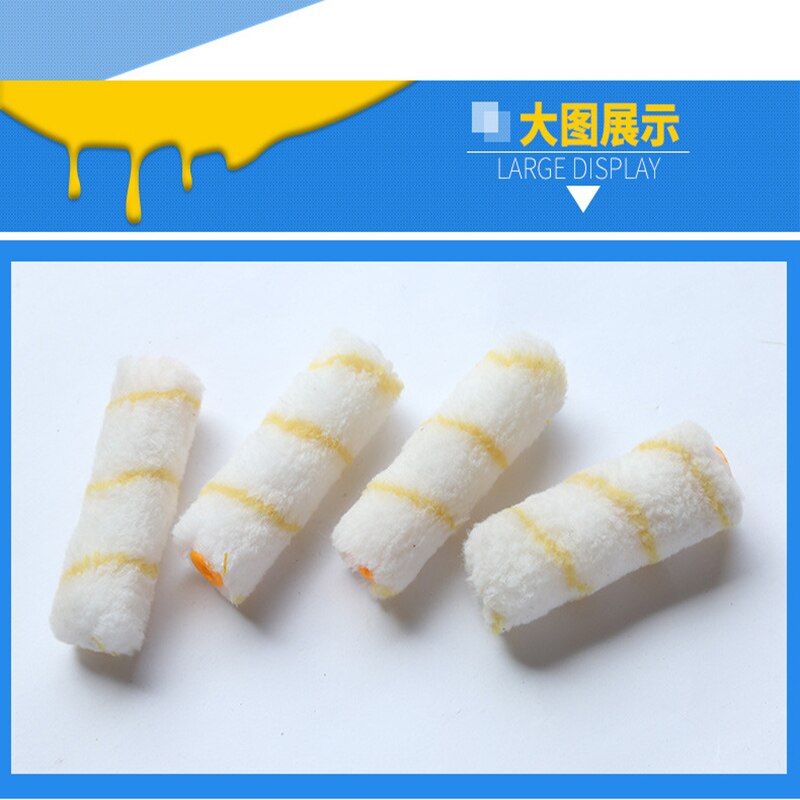 10/20pcs Paint Brushes Wall Ceiling 4 Inch DIY Roller Paint Brush Painting Brushes Painting Tools Paint Tool Sets for Home